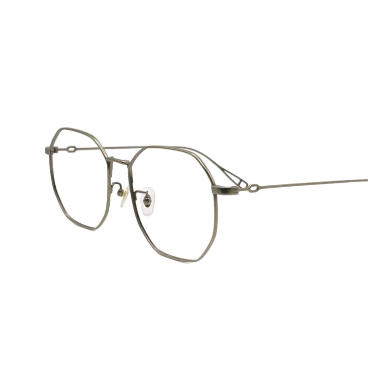 Gold-Rimmed Glasses